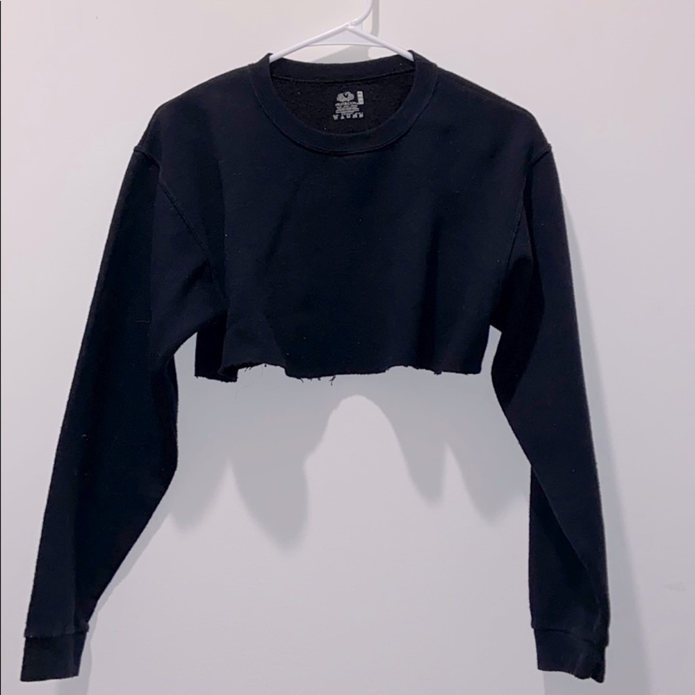 Crop top sweatshirt